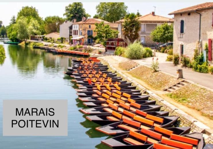 La Celle-sous-Gouzon Maison De La Mare Aux Rainettes Location Vacances Standing Au Coeur Du Marais Poitevin - 3 Chambres - 6 Personnes מראה חיצוני תמונה